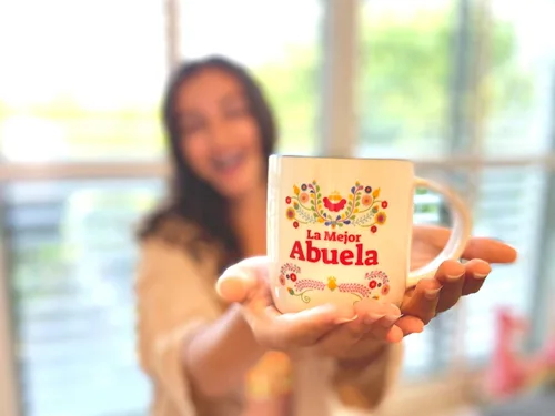 Vista 3 de Triple Gifffted Regalos para Abuelos, Las Mejores Tazas de Café de Abuela y Abuelo en Español, Mejor Abuela y Abuelo Latino, Regalo para Día