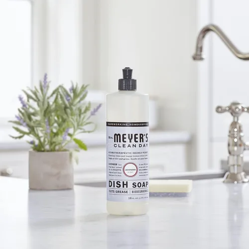 Vista 77 de Mrs. Meyer’s Clean Day - Detergente líquido para platos, aroma a lavanda, botella de 16 oz