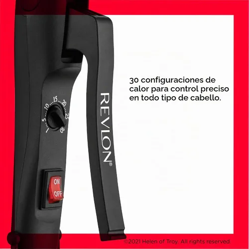 Vista 4 de [Usado] Revlon Ondulador de pelo jumbo de 3 barriles Ondas de aspecto natural de larga duración, (rosa)
