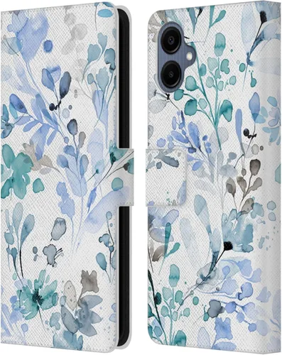 Vista 107 de Head Case Designs Officially Licensed Ninola Beige Wild Grasses Leather Wallet Case Compatible with Samsung Galaxy A07 4G