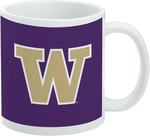 Vista 291 de Taza de cerámica con el logotipo principal de la Universidad Rider, taza de regalo novedosa para café, té y bebidas calientes, 11oz, blanca