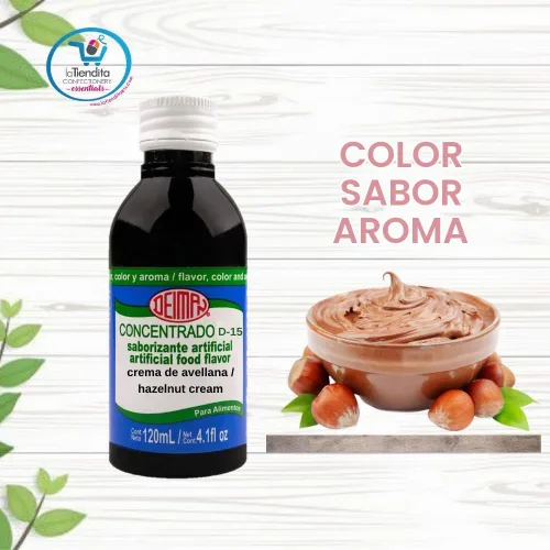Vista 2 de Deiman Concentrado de crema de avellana aromatizante artificial D-15 (4 fl oz)