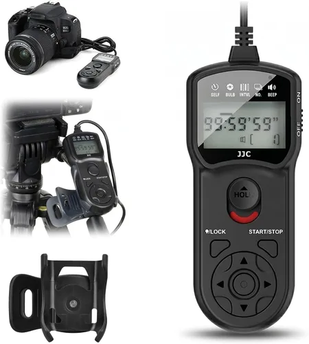 Vista 12 de Sustituye a RM-SPR1 Intervalómetro Remoto Temporizador de disparador y soporte de clip Control remoto con cable para Sony A6400 A6000 A6100 A6600