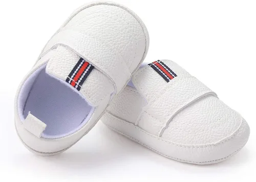 Vista 4 de Zapatos de bebé para niños de alta calidad, color marrón