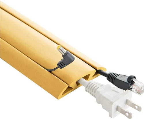 Vista 15 de Protector de cables de 5 pies con 3 canales UTW-CP501-BK, color negro de UT Wire, UTW-CP501-BG