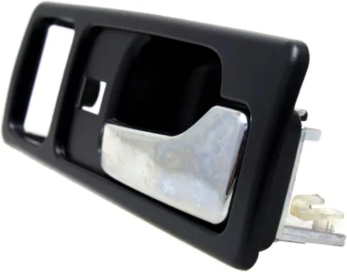 Vista 3 de Garage-Pro Juego de manijas de puerta interior compatibles con Honda Accord 1990-1993 Bisel azul oscuro con palanca cromada, con orificio