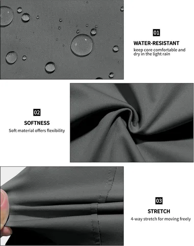 Vista 5 de Little Donkey Andy Chaleco Softshell ligero a prueba de viento para mujer, para golf, tenis, correr, ciclismo
