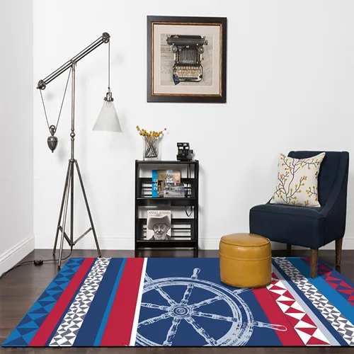 Vista 34 de Alfombra moderna y contemporánea con bandera estadounidense para interiores, 3 x 4 pies, alfombra antideslizante con temática de camuflaje verde