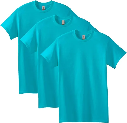 Vista 16 de Gildan Camiseta de algodón pesado para adultos, estilo G5000, paquete múltiple Gris ceniza (paquete de 2)