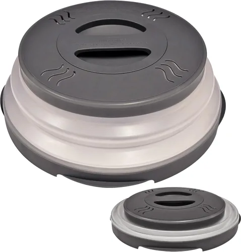 Vista 12 de HOVER COVER Cubierta magnética para salpicaduras de microondas, plegable de Microondas compactas de 10 pulgadas - Grafito