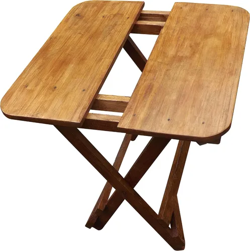 Vista 4 de Mesa o escritorio plegable de madera dura