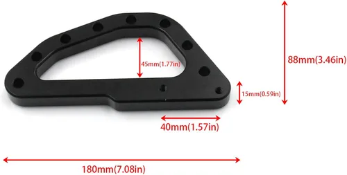 Vista 2 de Soporte de mano para manillar compatible con Can Am Maverick X3 XDS XRS XMR XRC 2017-2023