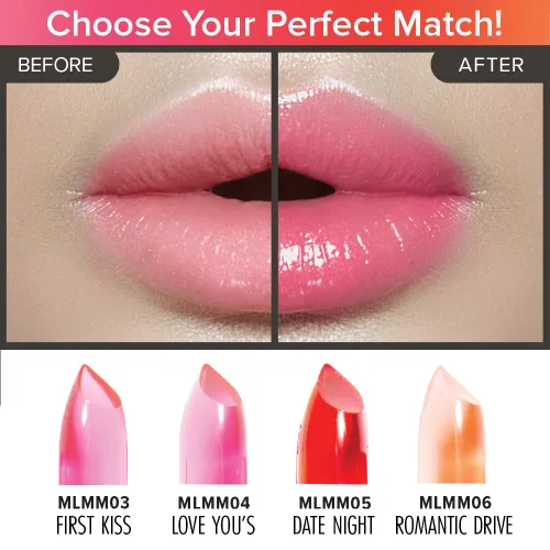 Vista 2 de Absolute New York Romantic Drive Color Adapting Jelly Lipstick MLMM06 Unidad romántica