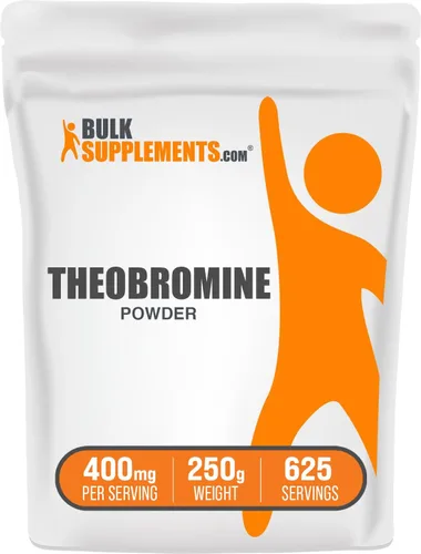 Vista 8 de BulkSupplements. com Theobromine Powder - Suplemento de teobromina, suplemento nootrópico - Soporte energético, sin gluten, 1250 porciones, 500 g