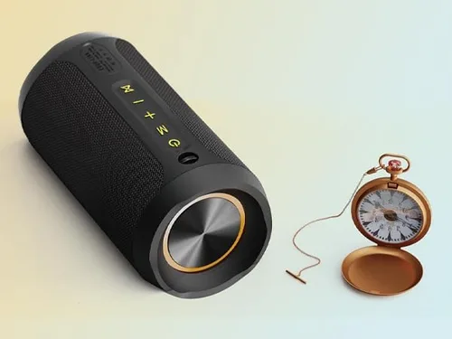 Vista 5 de EDUPLINK - Bocina portátil inalámbrica con Bluetooth impermeable IPX7 con bocinas de mayor sonido, 20 W con interruptor y conexión Bluetooth, modo