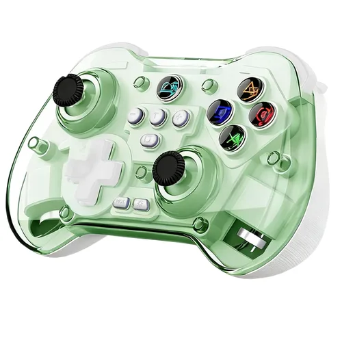 Vista 11 de Koiiko Wireless Gaming Controller for ipad/iphone Android/PC/Switch/Streaming on Xbox/PS4/PS3, Bluetooth, Pocket Size, 7-Colors LED, Hall Effect