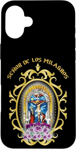 Vista 23 de El Señor de Los Milagros es el patrón de la funda peruana Lima Perú para iPhone 17