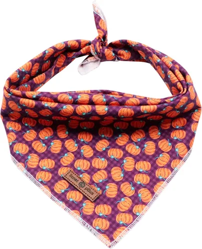 Vista 25 de Lionet Paws Bandana de Acción de Gracias para perro, lavable, de algodón, pañuelo triangular, pañuelo de pavo para perros pequeños, medianos