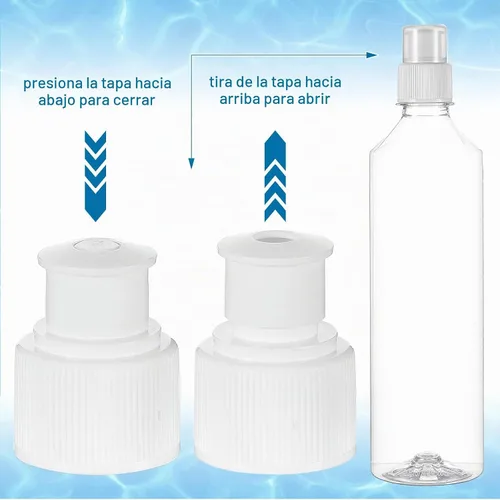 Vista 5 de Yulejo Tapas de repuesto de plástico para botellas de agua de 1.102 in, tapa de botella deportiva trenzada, tapa de botella de agua reutilizable