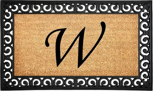 Vista 8 de Calloway Mills 104131830 Gabriel - Felpudo monograma, 18 x 30 pulgadas Letra B