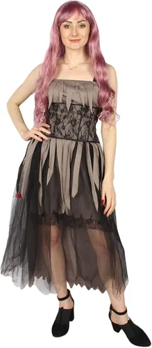 Vista 8 de Disfraz de gótico de zombi HC-065 para mujer adulta, S