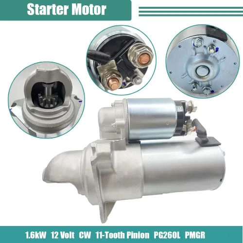 Vista 2 de Repuesto de arranque para 02 03 04 05 06 GMC Envoy Chevy Trailblazer, Buick Rainer 2004-2005, Olds Bravada 2002-2004 4.2L V6 10465527, 10465582