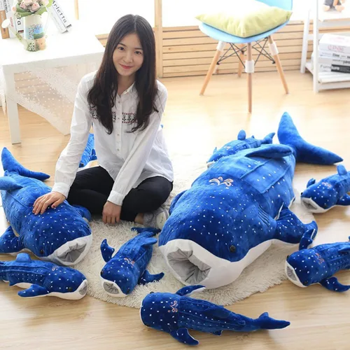 Vista 3 de Muñeca de peluche creativa de tiburón ballena
