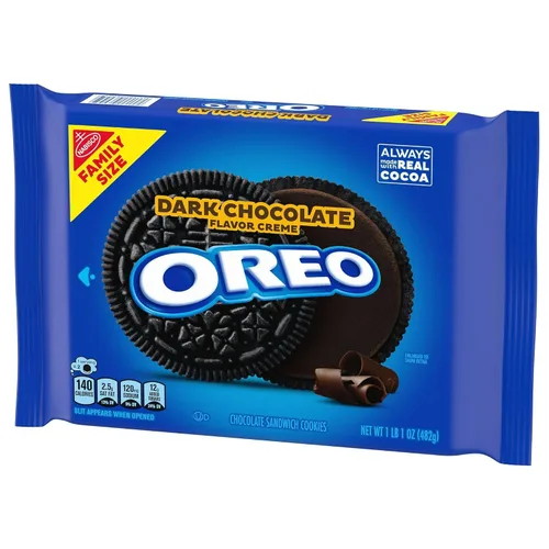 Vista 60 de OREO Galletas sándwich de chocolate, 60 paquetes de bocadillos (2 galletas por paquete) (paquete de 2)