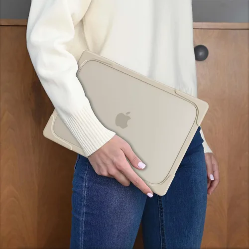 Vista 7 de Funda para MacBook Air de 15 pulgadas M5 2026 2025-2023 M4 M3 M2 modelo A3448 A3241 A3114 A2941 Touch ID, carcasa rígida de plástico resistente