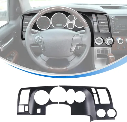Vista 8 de Cubierta de moldura del panel del tablero para Toyota Tundra 2007 2008 2009 2010 2011 2012 2013, accesorios de decoración interior de ABS