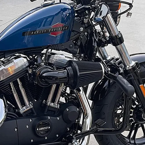 Vista 2 de Kits de filtro de aire limpiador de aire en forma de cono Monster Sucker para Harley Sportster XL883 XL1200 IRON 883 1200 48 XL1200V 72 1991-UP