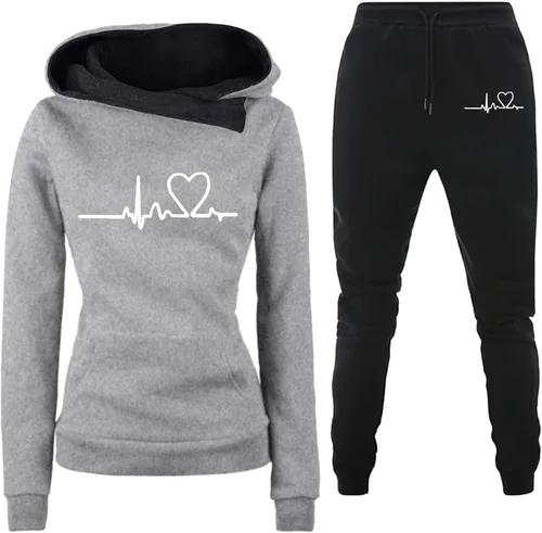 Vista 7 de Sweatsuits for Women Set 2 Piece, Bodycon Pullover Jogger Pants Lounge Sets Thick Fall Winter Sweatsuits Tracksuit