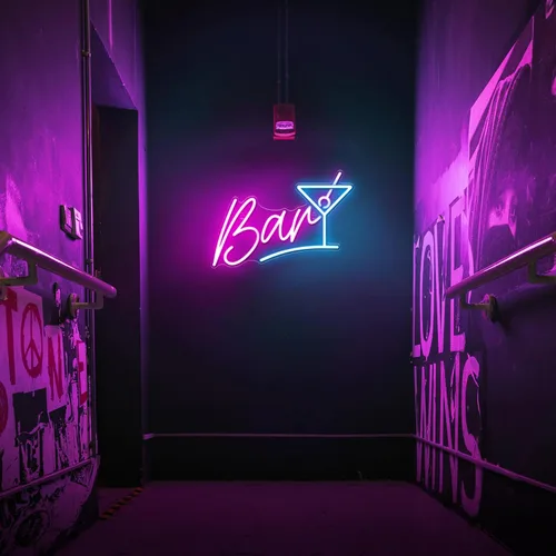 Vista 6 de Kavaas Letrero de Neón para Bar Casero, Letrero LED de Bar para Man Cave Pub Cócteles Fiesta - Los Mejores Regalos para Esposo, Padre, Cumpleaños