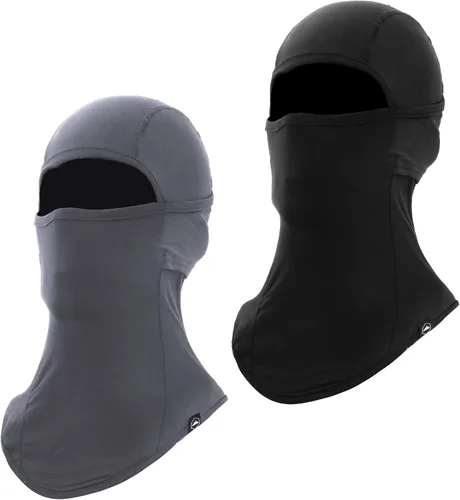 Vista 7 de Tough Headwear Pasamontañas de invierno, máscara de esquí resistente al viento y cubierta facial de invierno para hombres y mujeres, máscara facial