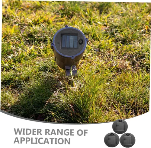 Vista 3 de 3 piezas de repuesto de luz solar tapas de luz solar piezas de repuesto para iluminación al aire libre fácil instalar ajuste plástico