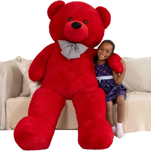 Vista 38 de MaoGoLan Oso de Peluche Teddy Gigante, Animal de Peluche Grande de Tamaño Real, 5 Pies, Suave y Esponjoso Gran Regalo de Oso Teddy para Baby Shower