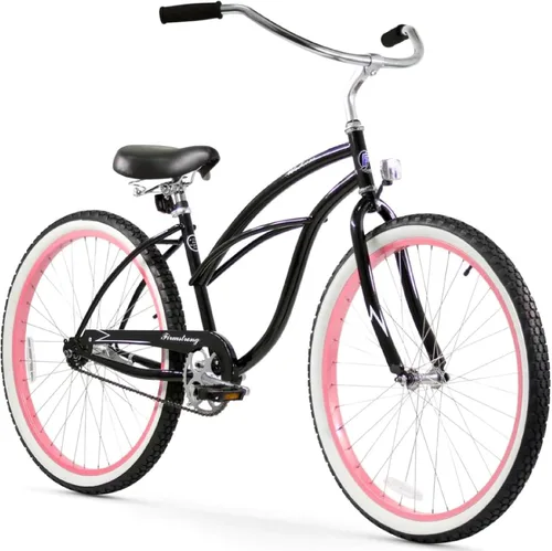 Vista 21 de Sixthreezero Urban Lady Beach Cruiser - Bicicleta híbrida de 3 velocidades para mujer