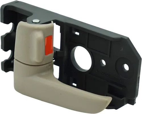 Vista 147 de TRQ Manija de puerta interior delantera izquierda cromada y negra para el lado del conductor compatible con Ford F-150 2012-2014
