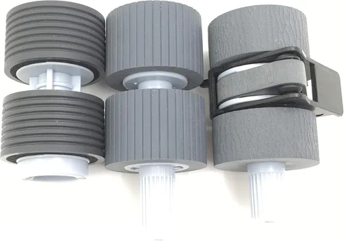 Vista 4 de PA03338-K011 PA03576-K010 Rodillo de freno de recogida de escáner compatible con fi-6670 fi-6670A fi-6770 fi-6770A fi-5650C fi-5750C