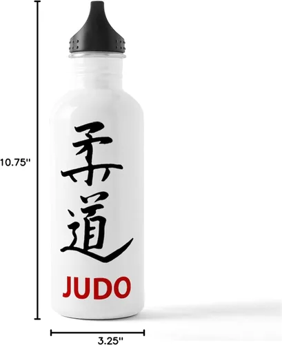 Vista 6 de CafePress Judo - Botella de agua de acero inoxidable, 1 botella de agua de acero inoxidable de 34 onzas