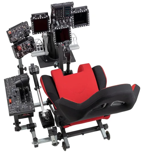 Vista 2 de SimFab Flight Sim Add-on Kit MFD Holder Bracket Assembly Kit. Compatible with Thrustmaster MFD cougar bezels. WinWing MIP bezels or active displays.