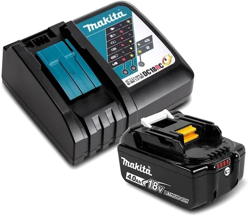 Vista 2 de Cargador de batería de iones de litio Makita bl1820bdc1 y compacto paquete de inicio, 18 V