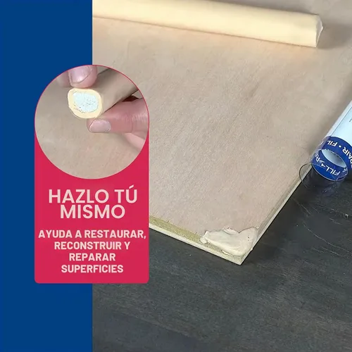 Vista 5 de Mohawk Masilla de Epoxi en Barra (Cereza) para Reparar Permanentemente Madera y Otras Superficies Duras