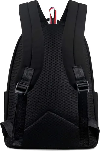 Vista 3 de Roffatide Anime - Mochila de una pieza de nailon negro para libros, bolsa escolar con estampado Luffy, Una pieza a, Classic