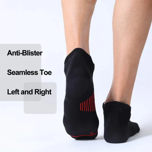 Vista 4 de FITRELL Men's 6 Pack Ankle Running Socks Low Cut Cushioned Athletic Sports Socks 7-99-1212-15