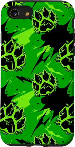 Vista 18 de Miraculous Ladybug - Carcasa para iPhone 17 con patas y salpicaduras de gato negro