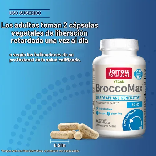 Vista 7 de Jarrow BroccoMax - Generador de sulforafano 35 mg, suministro para 30 días