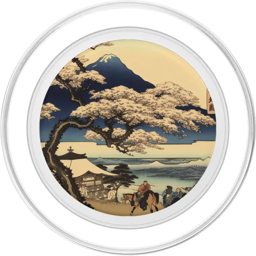 Vista 2 de Petals Powerlifts Sumo Renaissance Blossoming Artistic PopSockets MagSafe PopGrip for iPhone