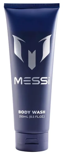 Vista 3 de Messi Set de regalo original de 3 piezas para hombre: 3.4 oz EDP, gel de baño y neceser