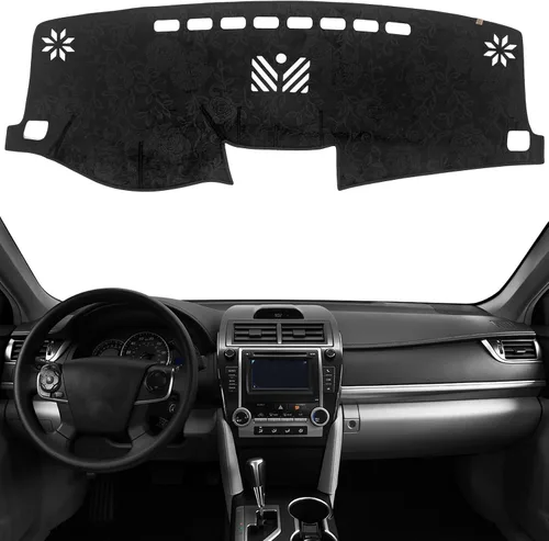 Vista 23 de Alfombrilla Cobertora para Salpicadero Compatible con Toyota Sienna 2010-2004 (Sin Modelos HUD), Alfombrilla Antirreflejos para Salpicadero